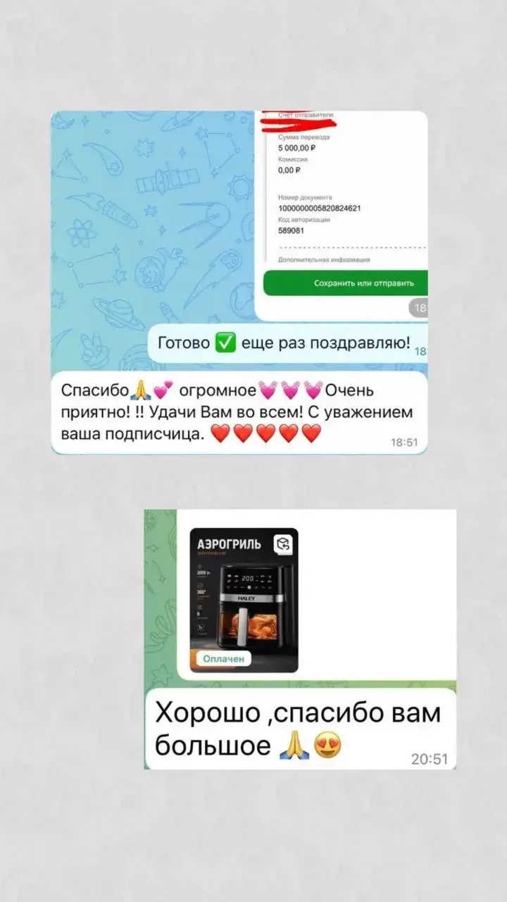 Изображение из сообщения канала