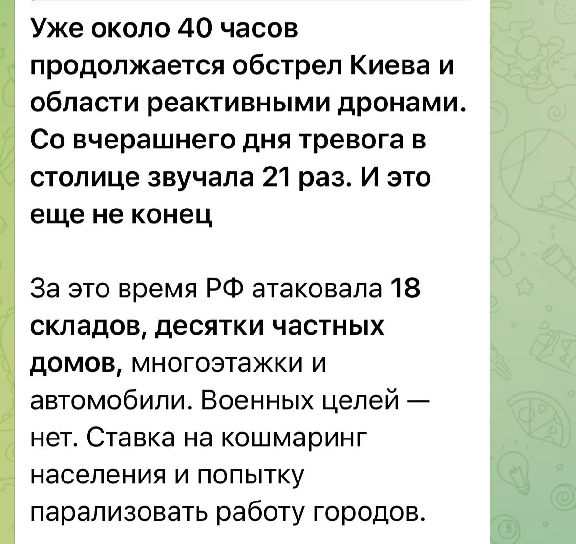 Изображение из сообщения канала