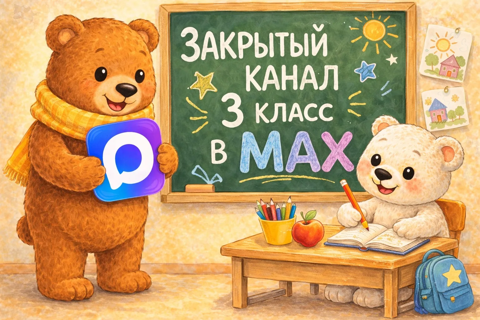 Изображение из сообщения канала