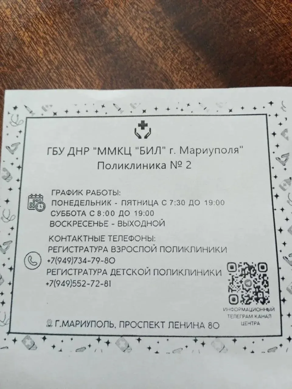 Изображение из сообщения канала
