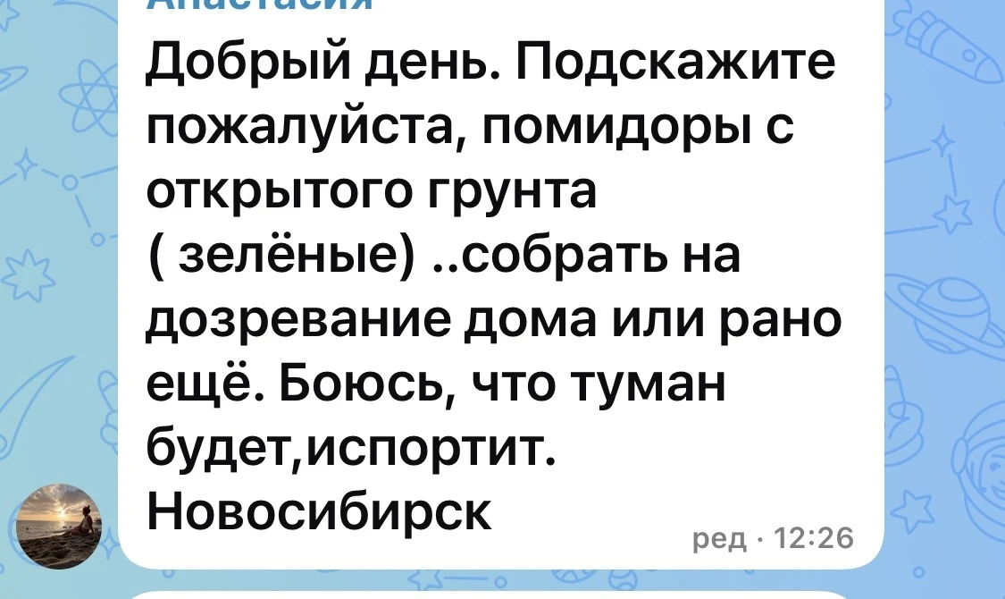 Изображение из сообщения канала