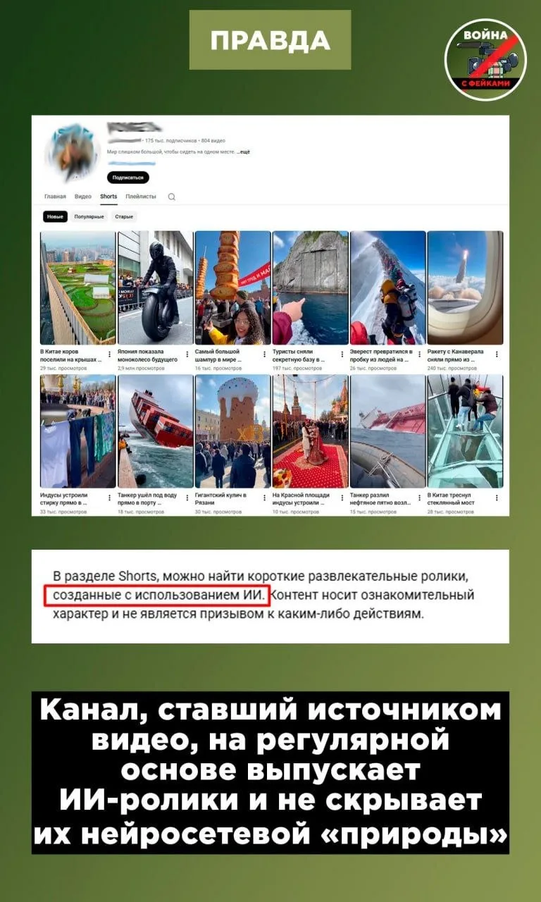 Изображение из сообщения канала
