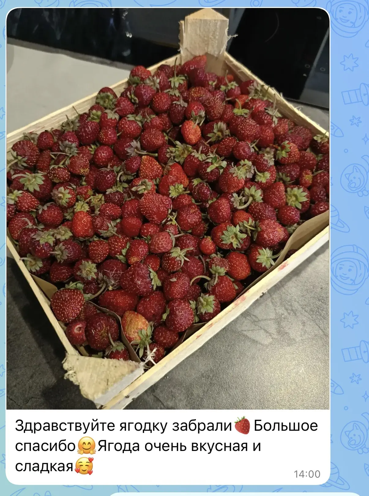 Изображение из сообщения канала