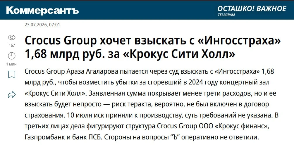 Изображение из сообщения канала