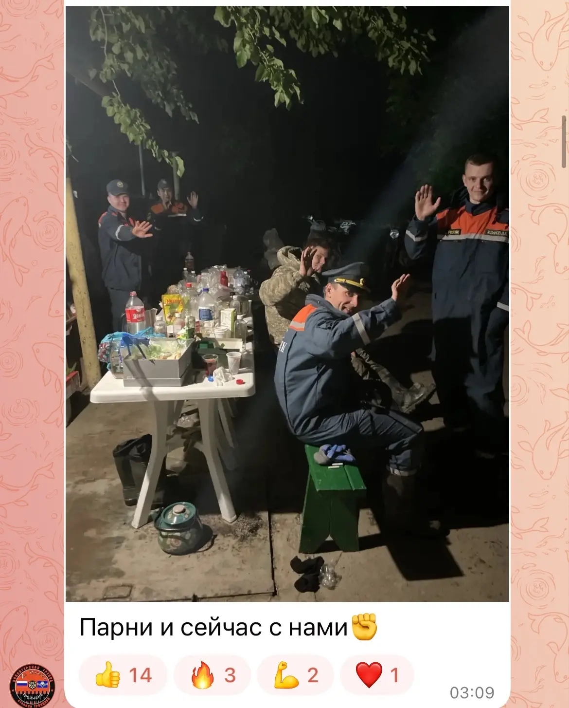 Изображение из сообщения канала