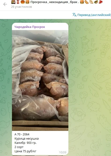 Изображение из сообщения канала