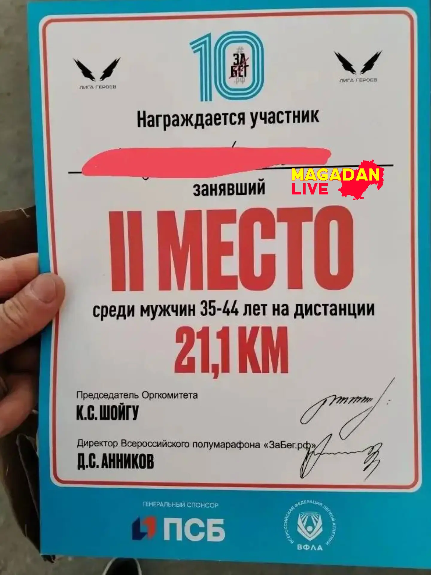 Изображение из сообщения канала