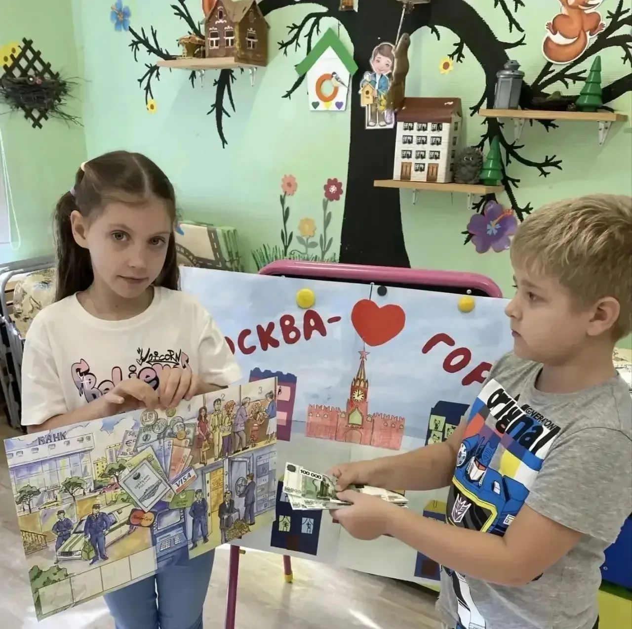 Изображение из сообщения канала