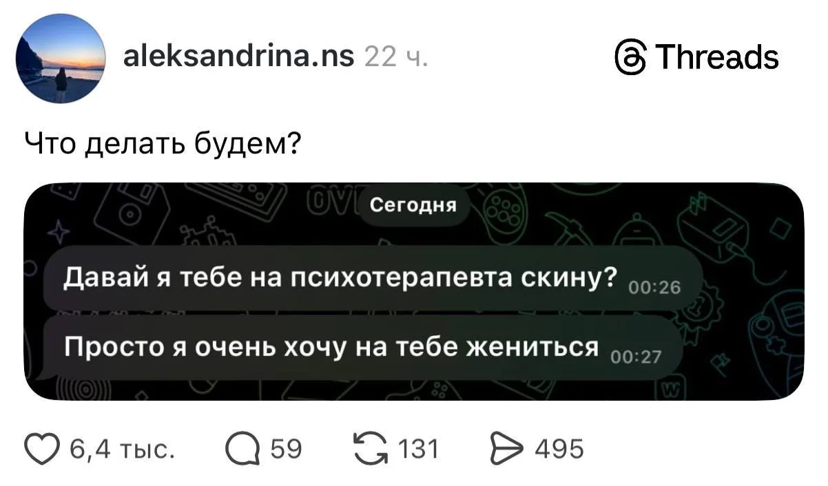 Изображение из сообщения канала