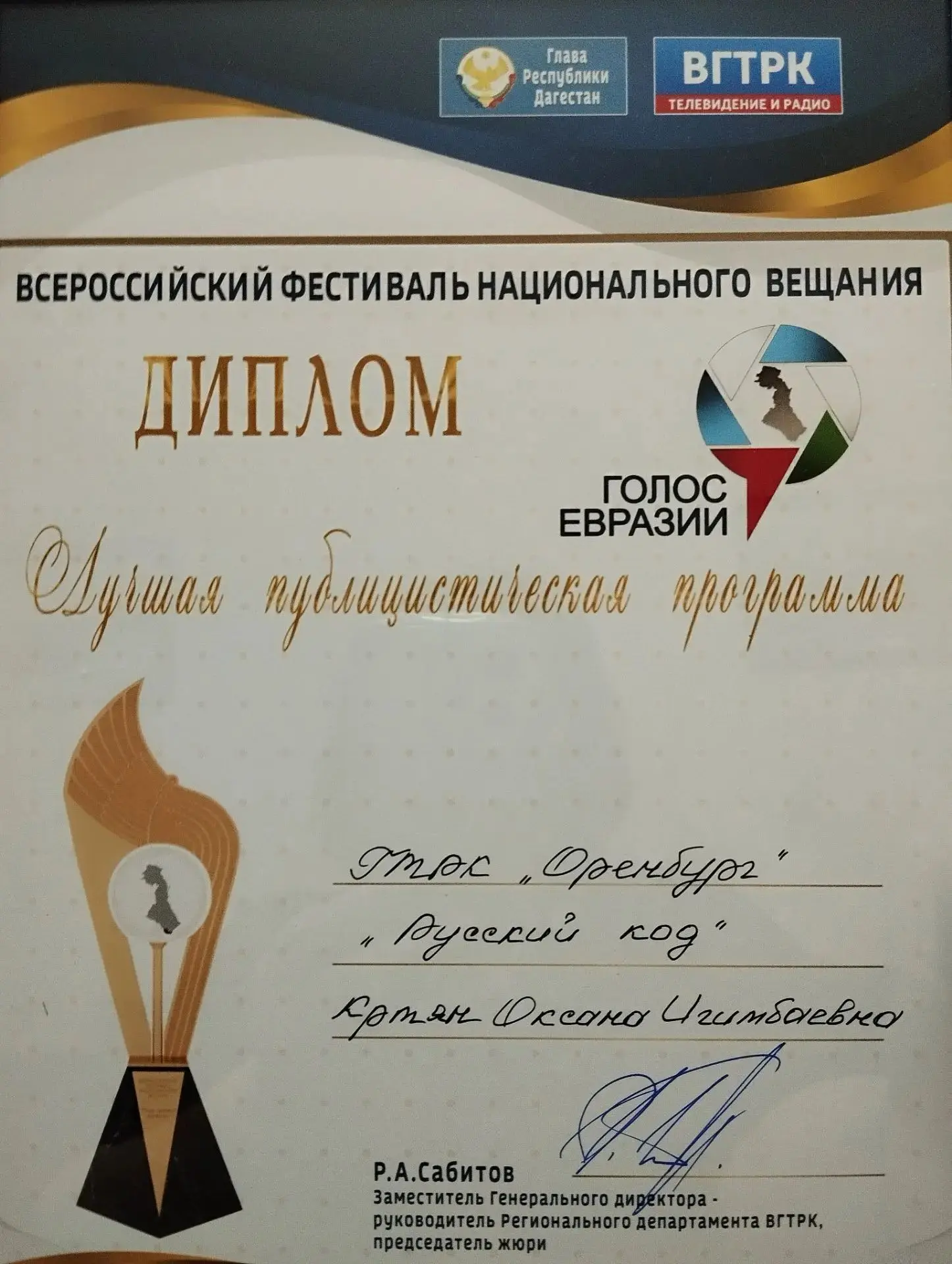 Изображение из сообщения канала