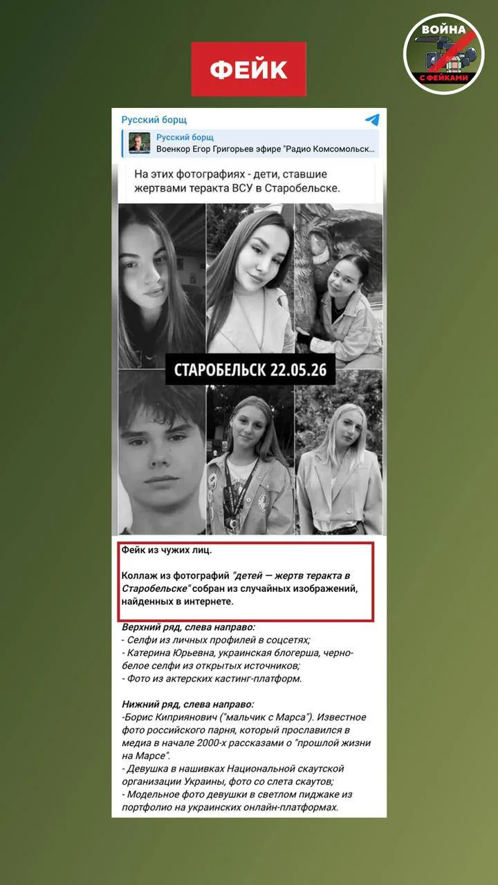 Изображение из сообщения канала