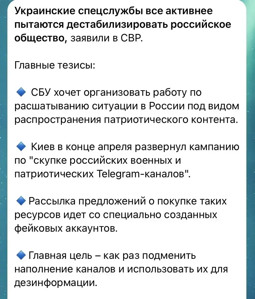 Изображение из сообщения канала