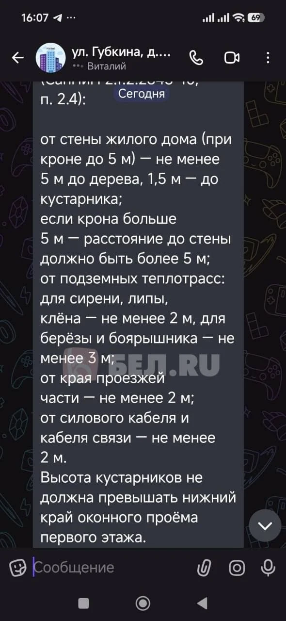 Изображение из сообщения канала