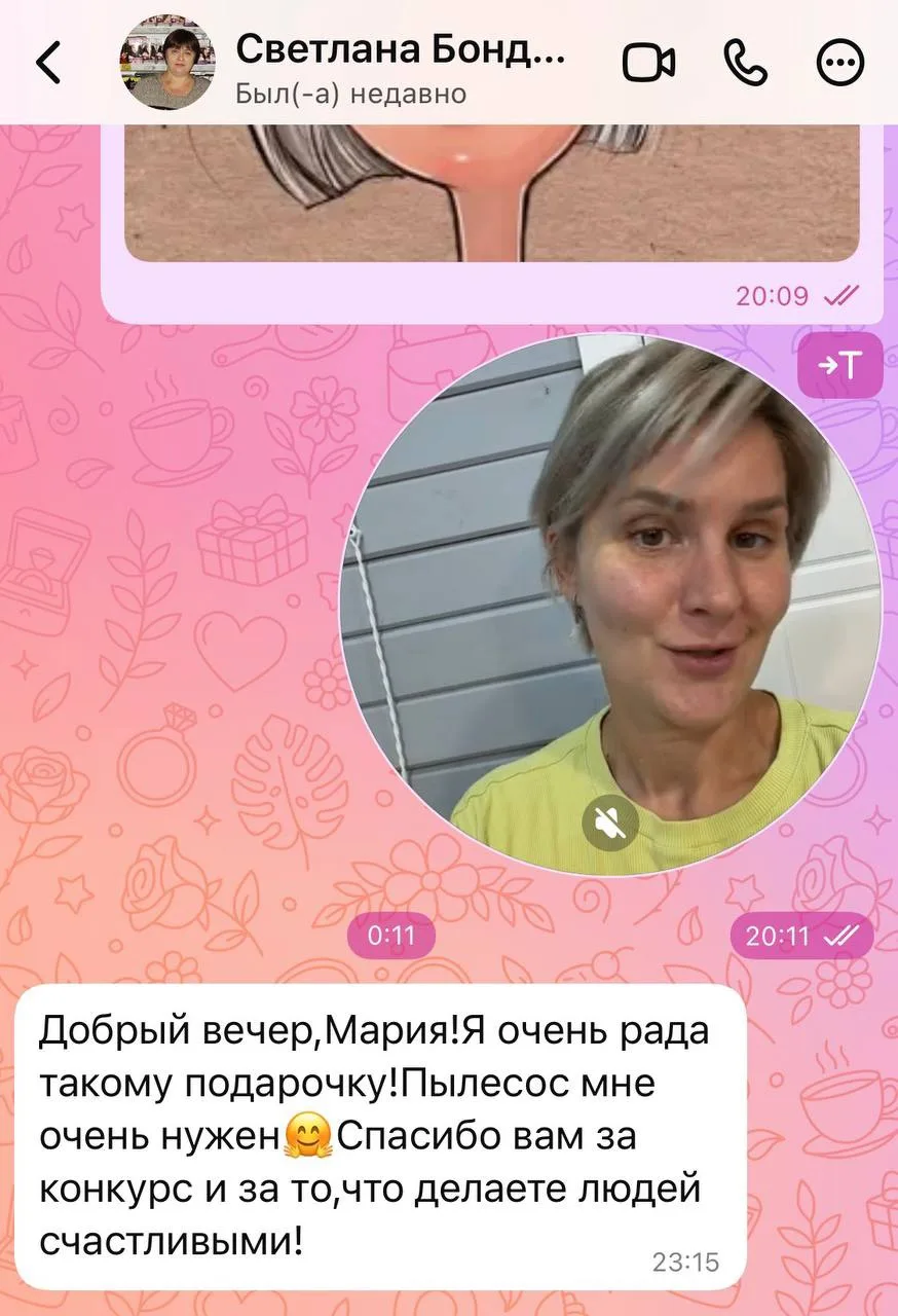 Изображение из сообщения канала