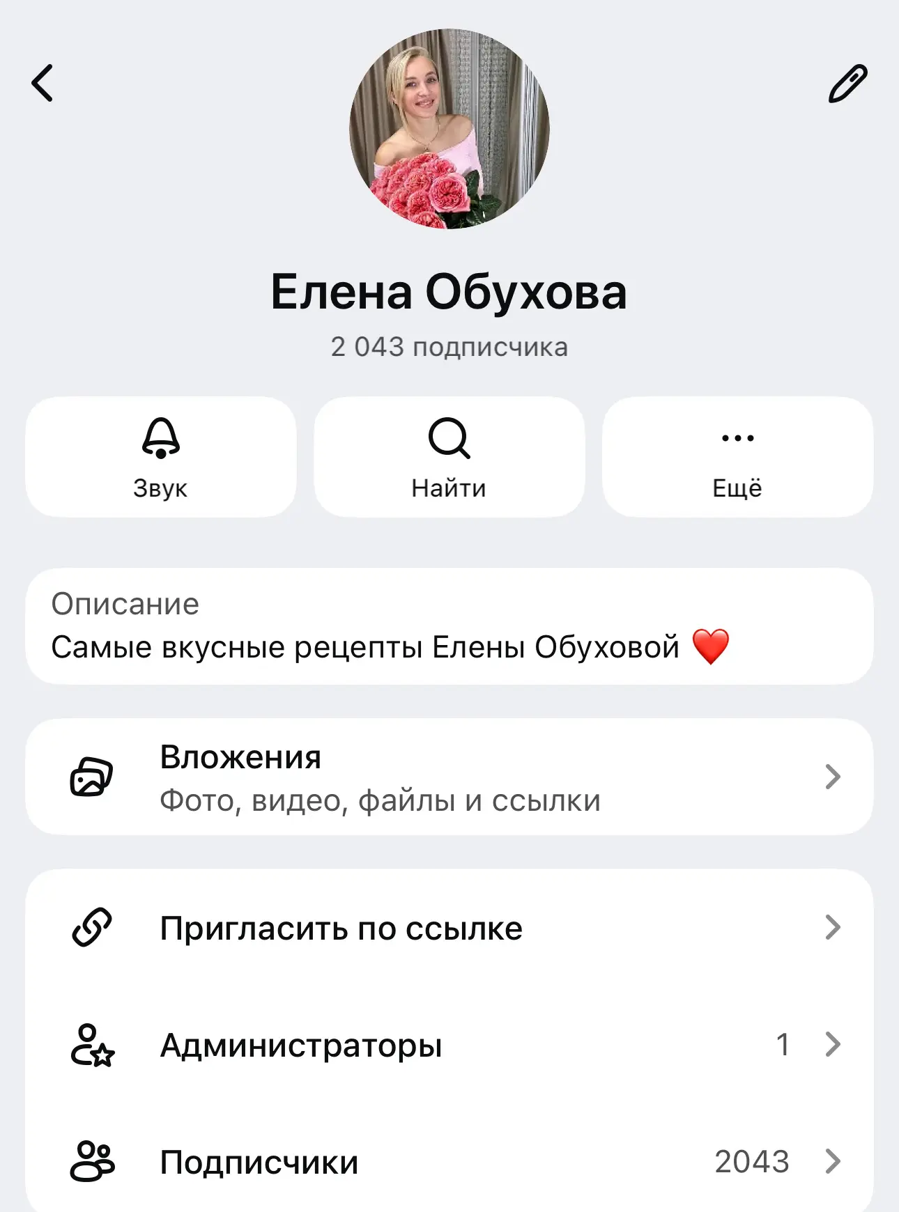 Изображение из сообщения канала