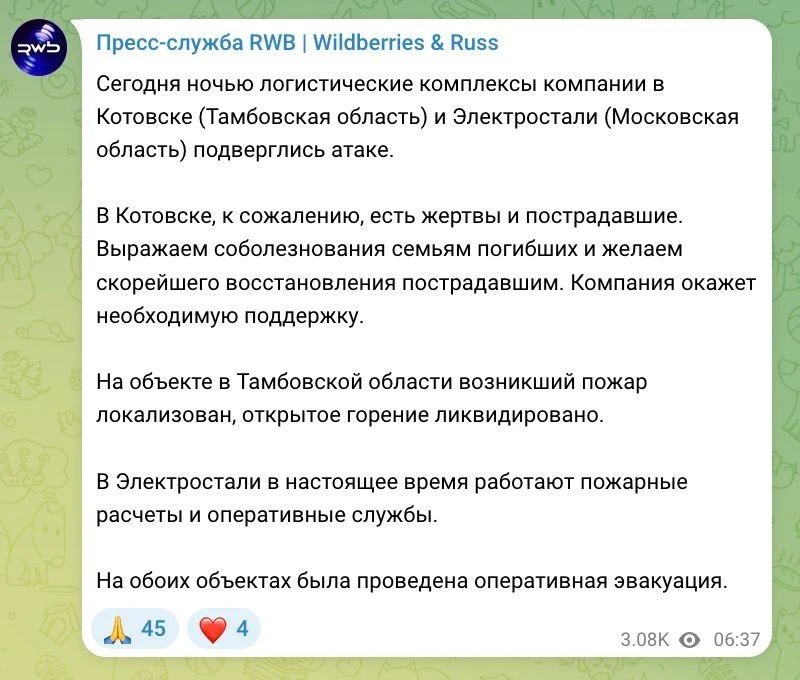 Изображение из сообщения канала