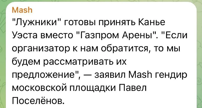 Изображение из сообщения канала
