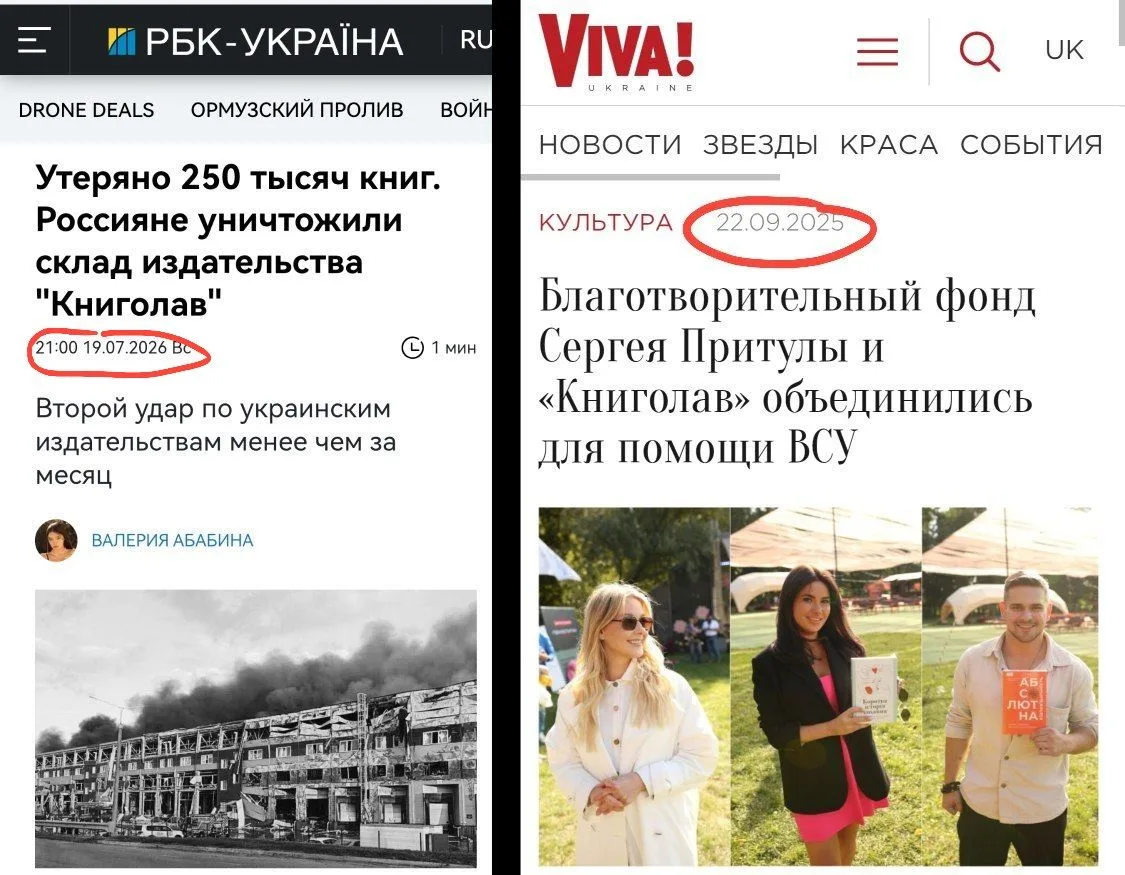 Изображение из сообщения канала