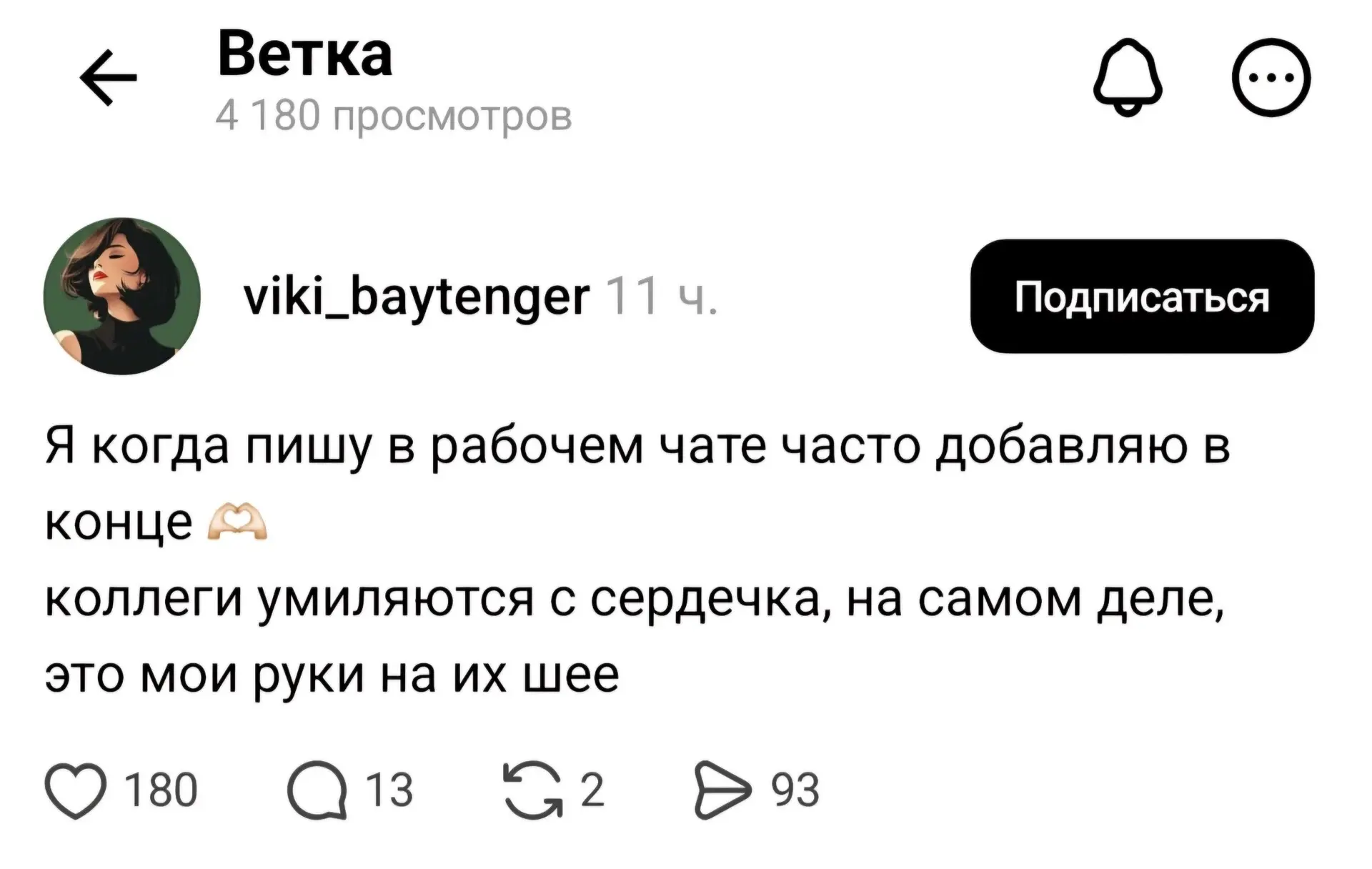 Изображение из сообщения канала