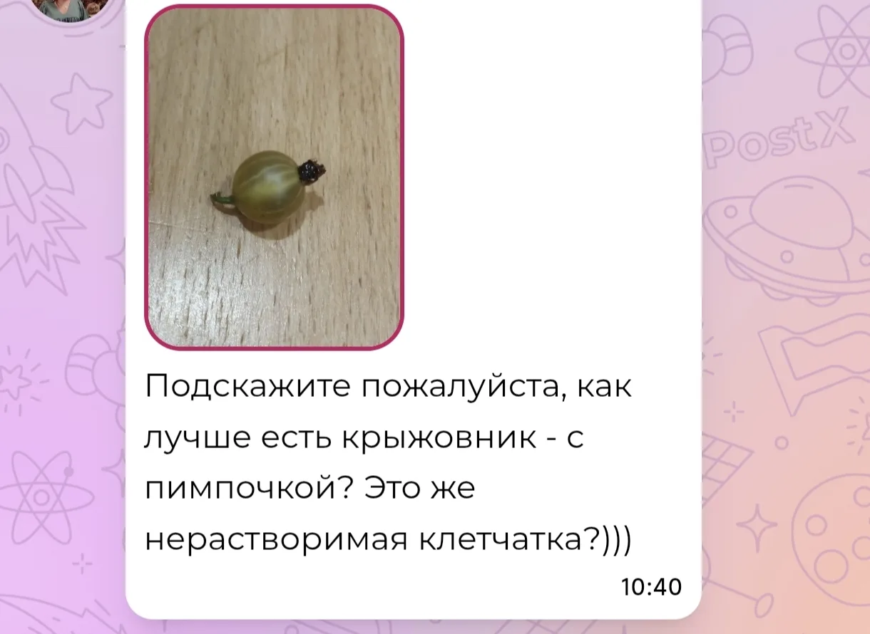 Изображение из сообщения канала