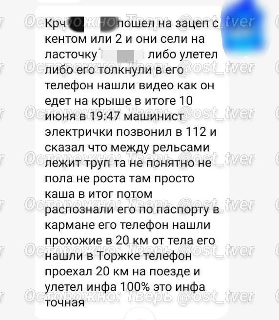Изображение из сообщения канала