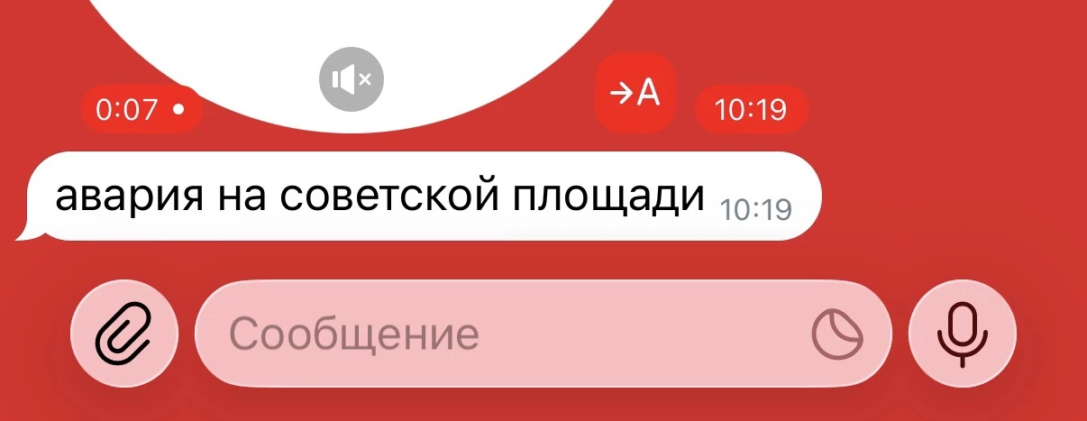 Изображение из сообщения канала