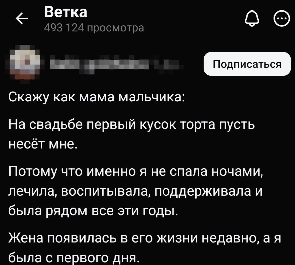 Изображение из сообщения канала
