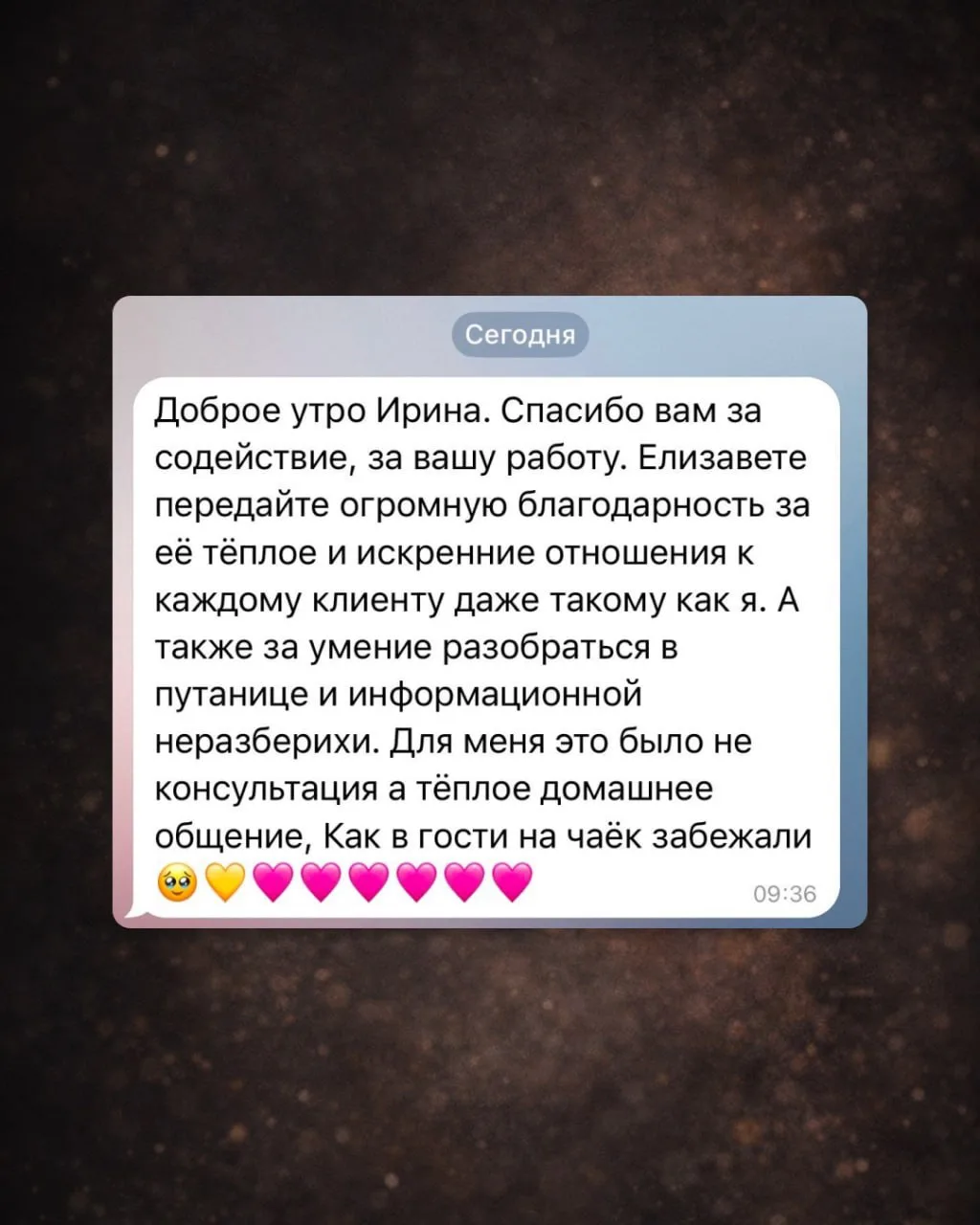 Изображение из сообщения канала
