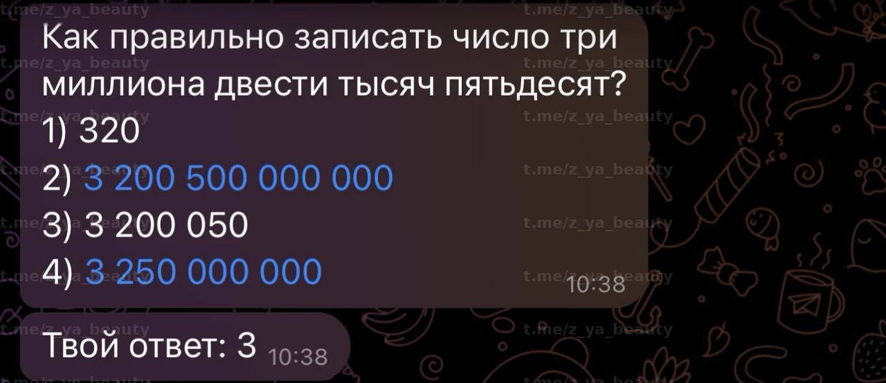 Изображение из сообщения канала