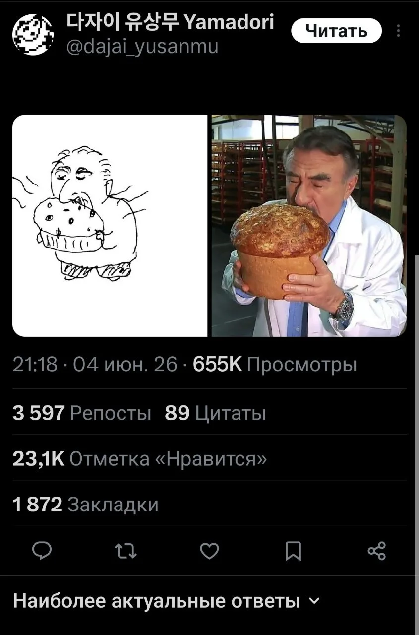 Изображение из сообщения канала