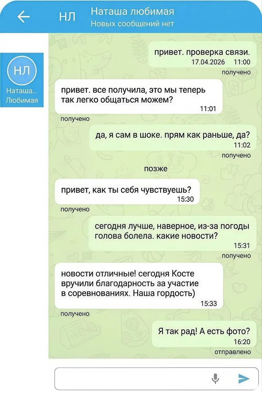 Изображение из сообщения канала