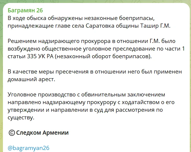Изображение из сообщения канала
