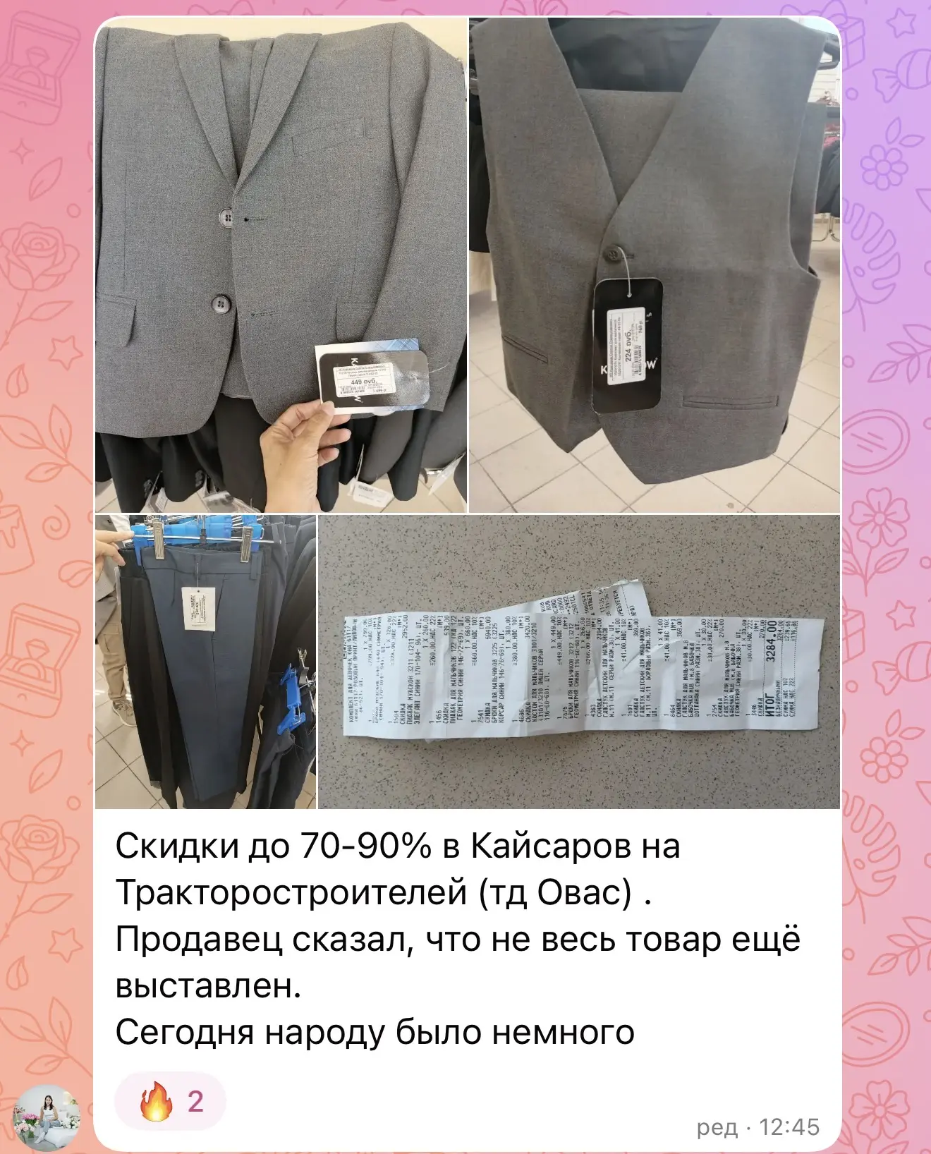 Изображение из сообщения канала