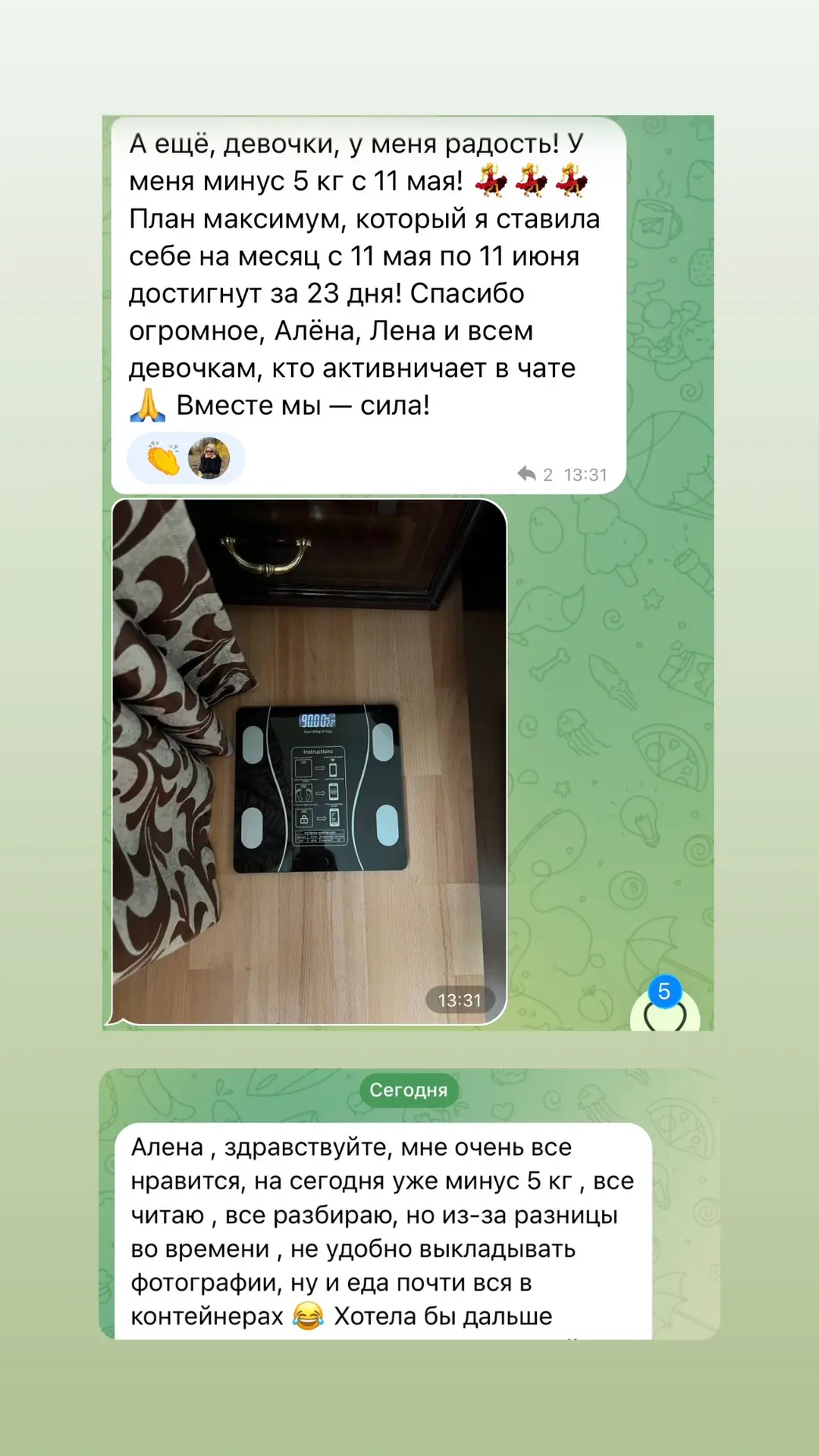 Изображение из сообщения канала