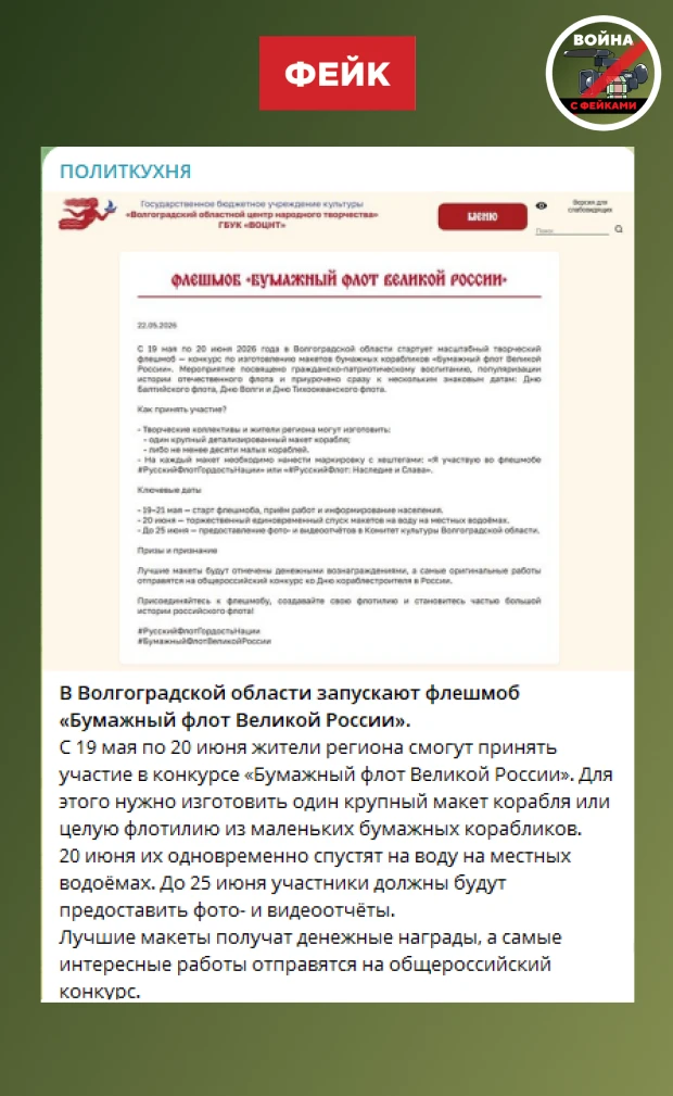 Изображение из сообщения канала