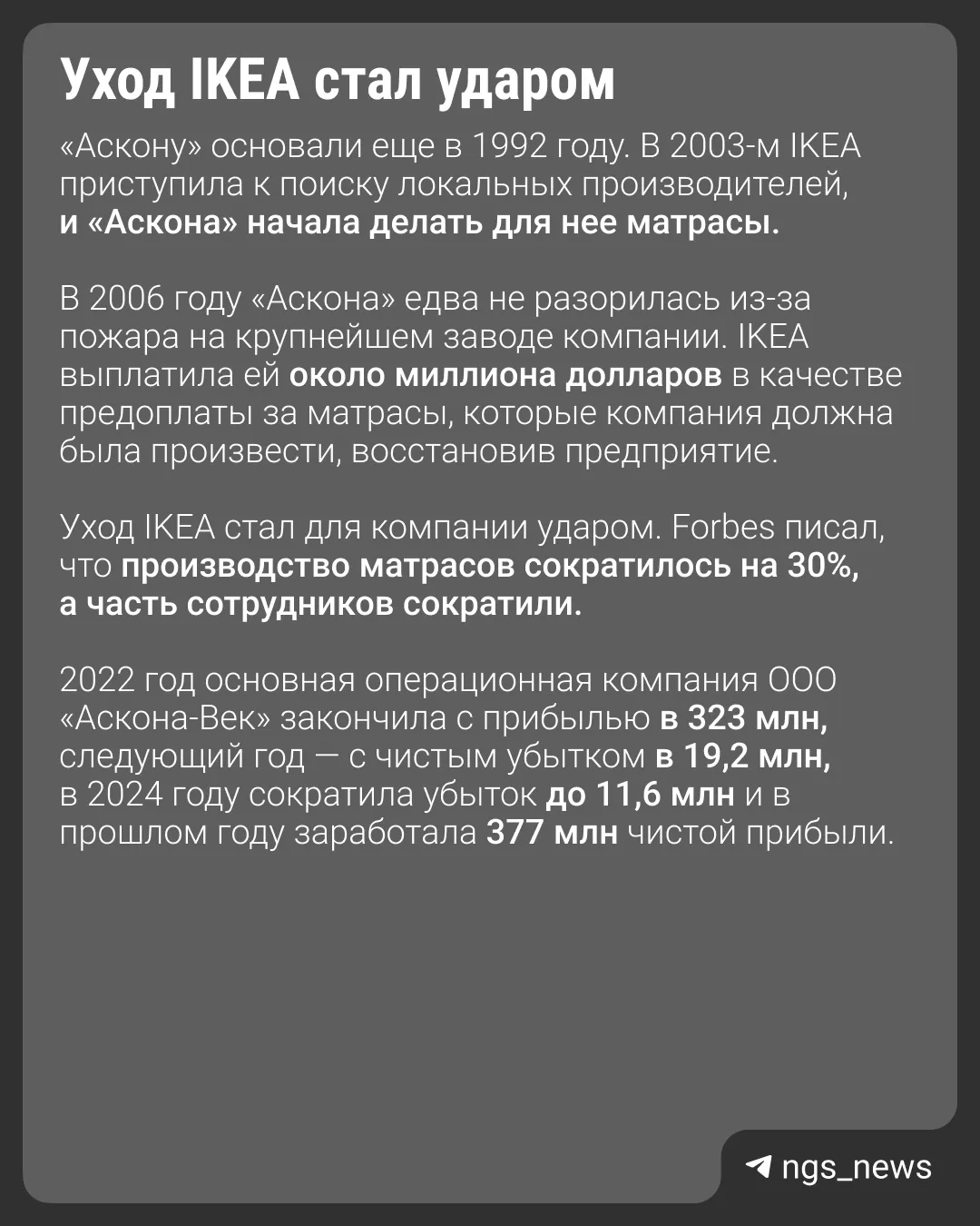 Изображение из сообщения канала