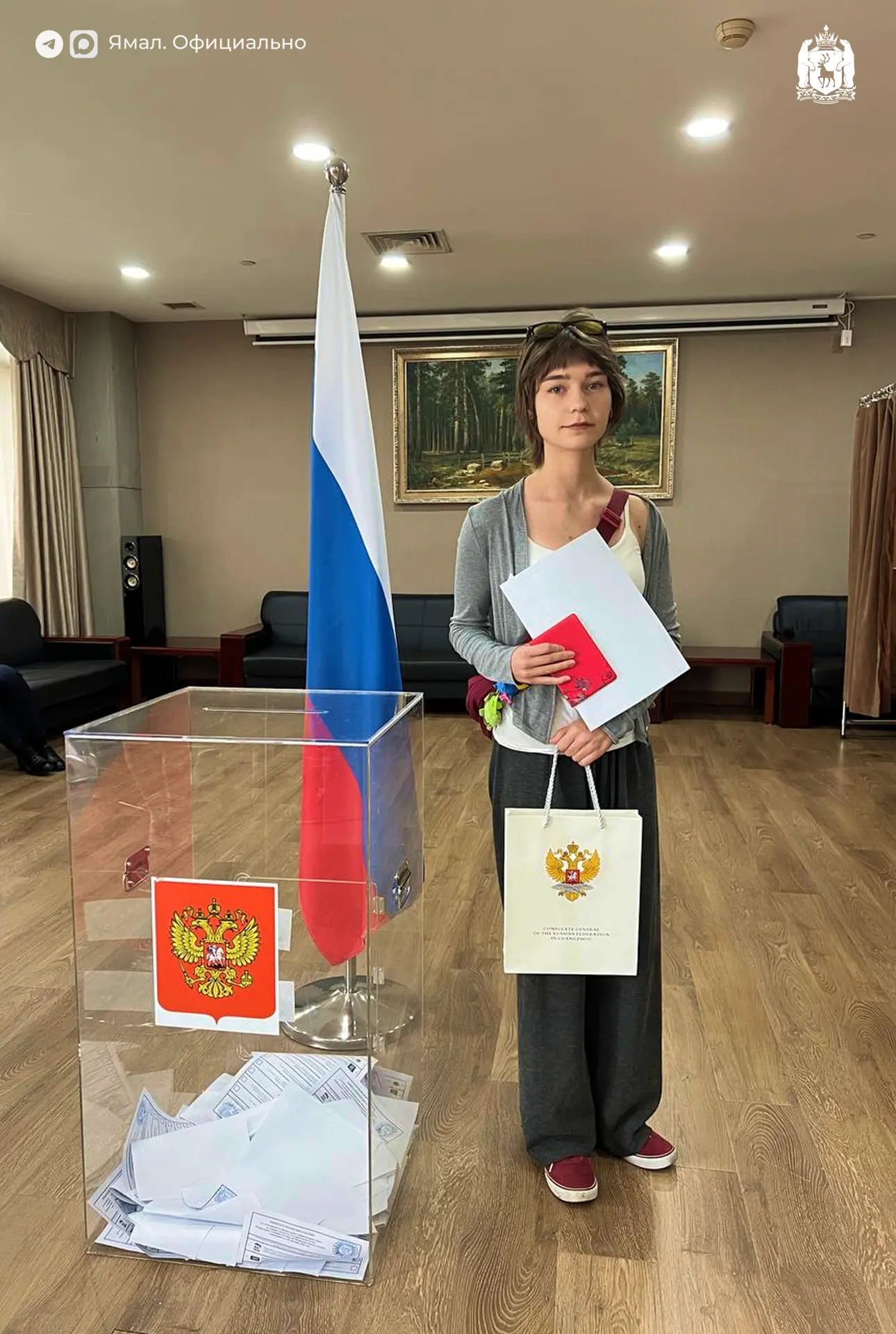 Изображение из сообщения канала