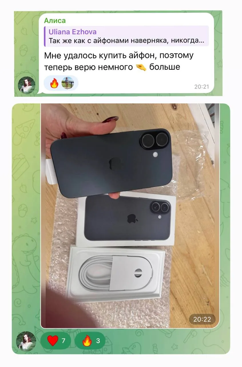 Изображение из сообщения канала
