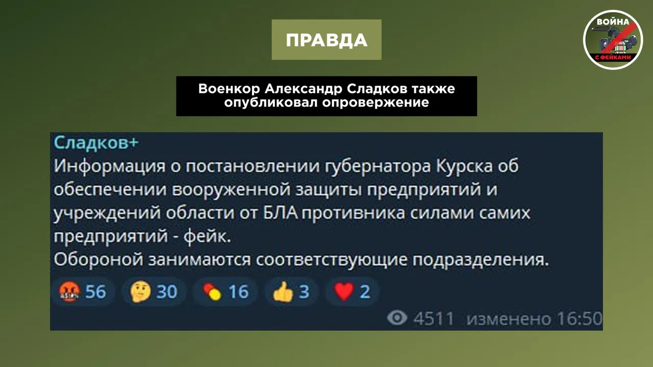 Изображение из сообщения канала