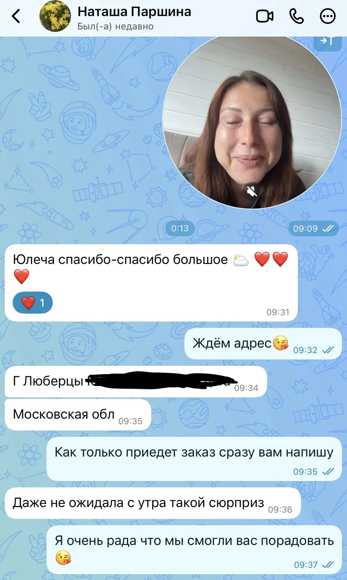 Изображение из сообщения канала