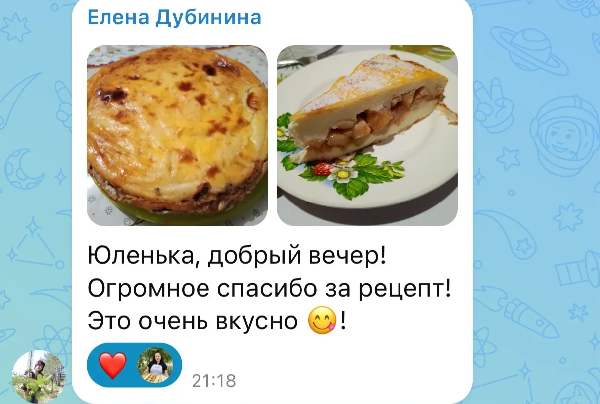 Изображение из сообщения канала