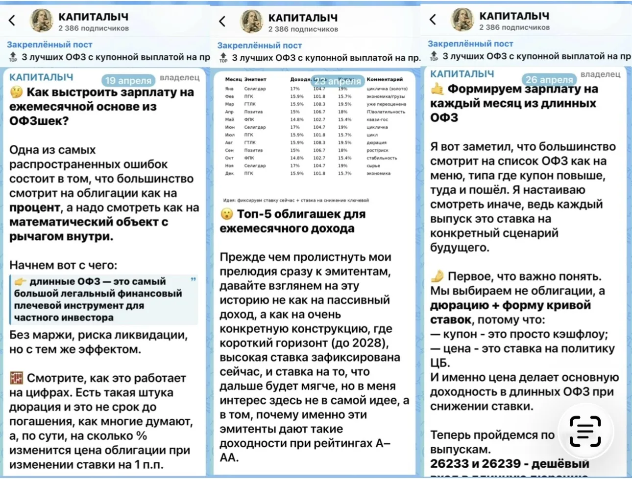 Изображение из сообщения канала