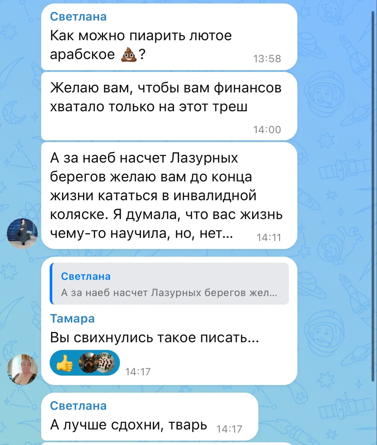 Изображение из сообщения канала