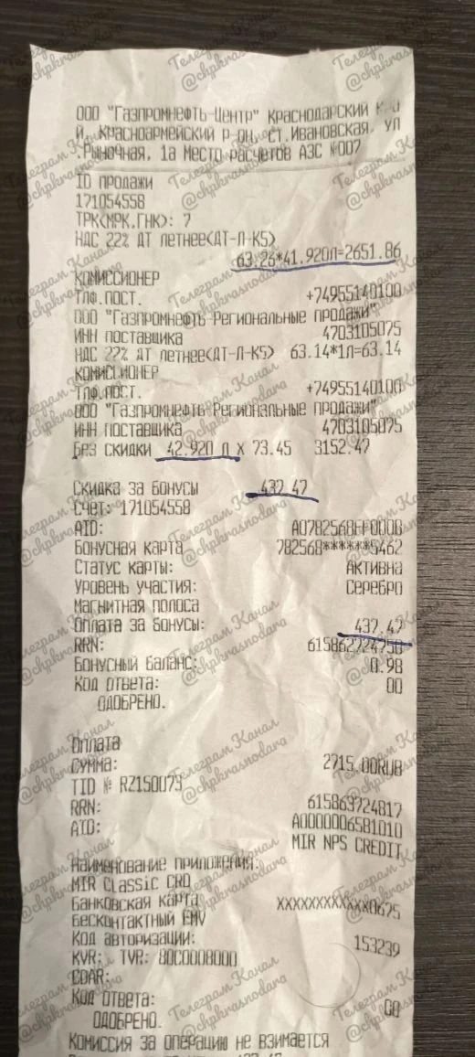 Изображение из сообщения канала