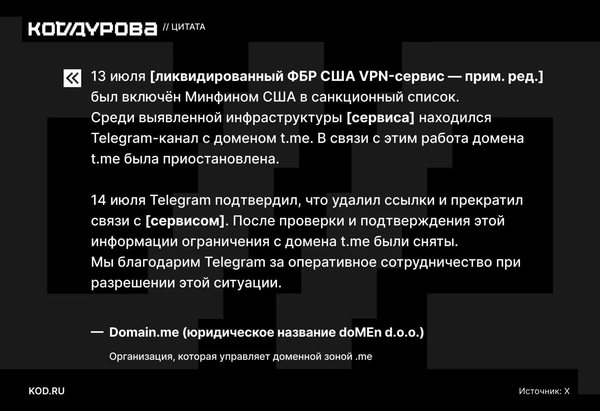 Изображение из сообщения канала