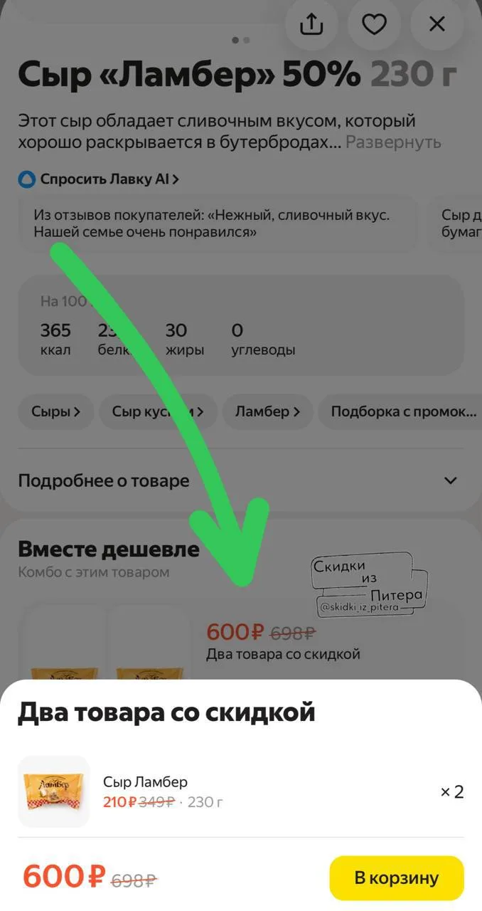 Изображение из сообщения канала