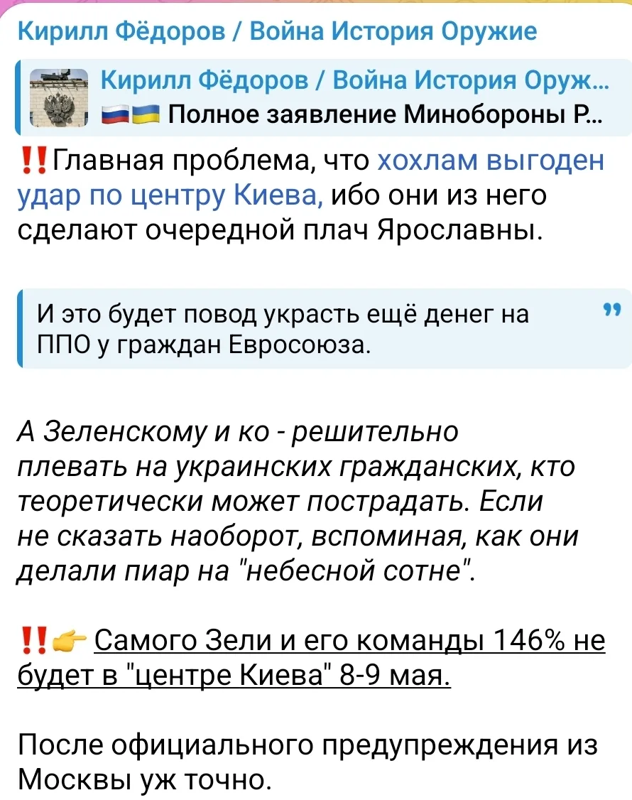 Изображение из сообщения канала