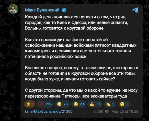 Изображение из сообщения канала