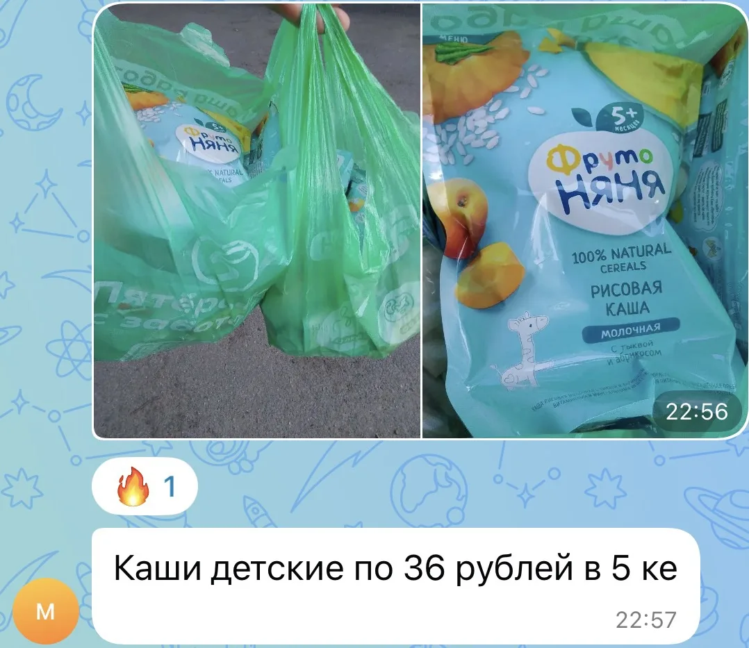 Изображение из сообщения канала