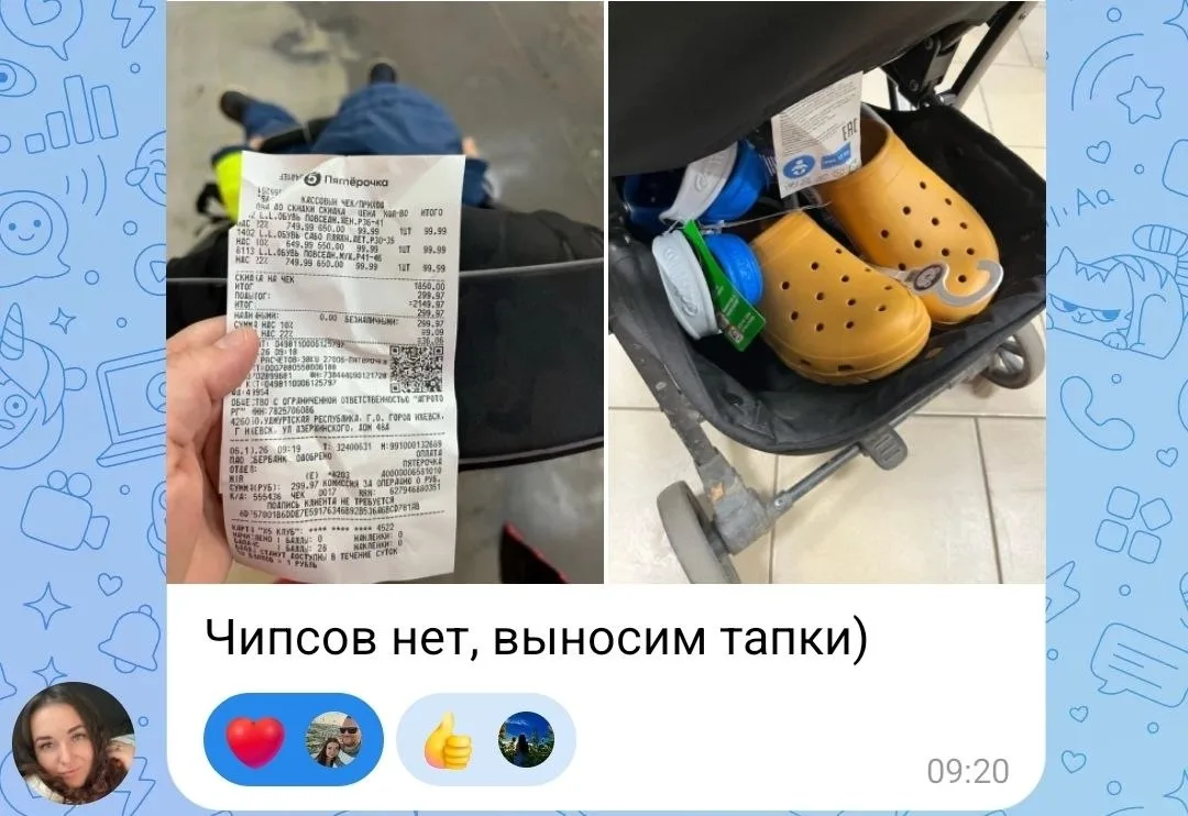 Изображение из сообщения канала